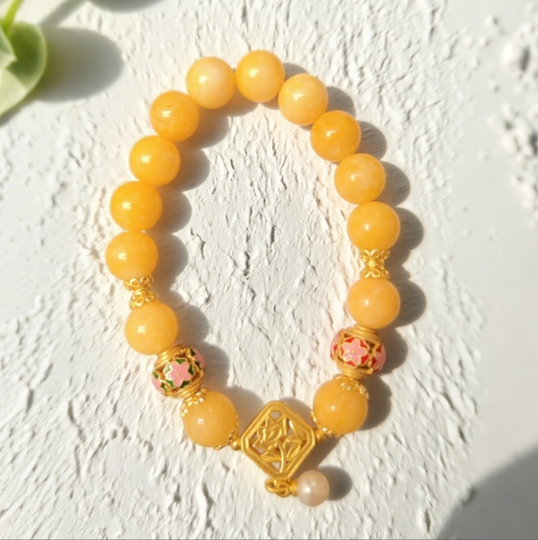 Bead Bracelet: Ninth Cycle Glowing Pearl