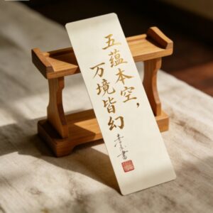 T45A Zen Bookmark of the Emptiness of the Five Aggregates